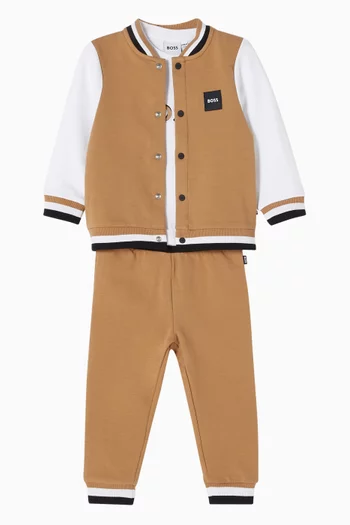 Logo Tracksuit Gift Set in Cotton
