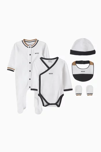 Logo Pyjama Bodysuit Gift Set