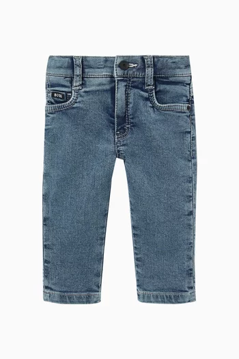 Straight-leg Jeans in Denim-knit