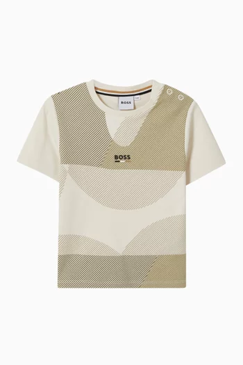 Logo T-Shirt in Cotton Jersey