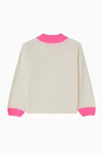 Embroidered Knit Sweater