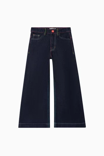 Wide-leg Jeans in Denim