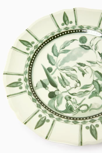 Rêverie des Pins Dessert Plate in Porcelain