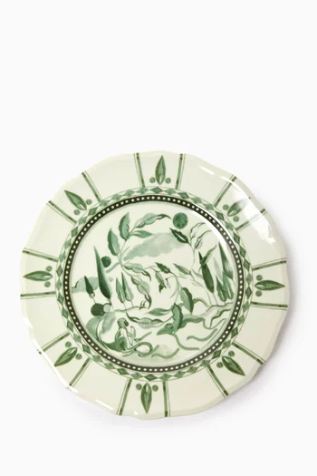 Rêverie des Pins Dessert Plate in Porcelain