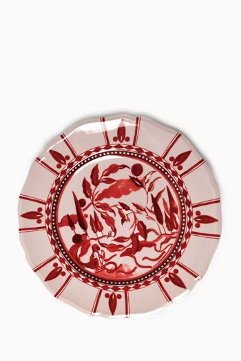Rêverie des Pins Dessert Plate in Porcelain