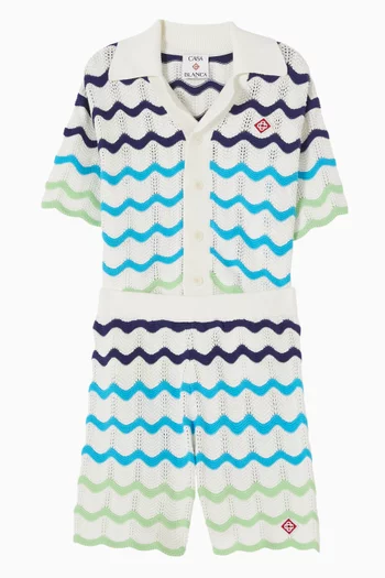 Wave Shorts in Knit