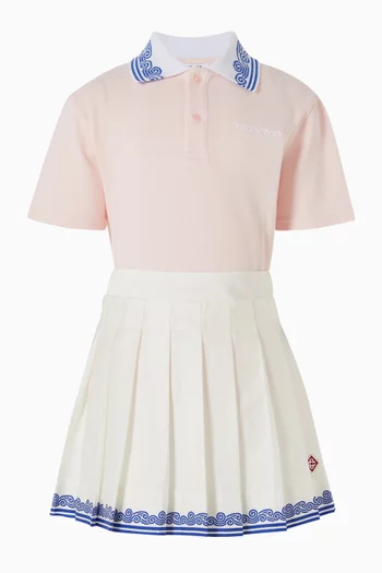 Waves Collar Polo Shirt
