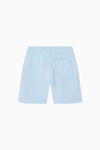 Graphic Casa Way Sweat Shorts in Cotton
