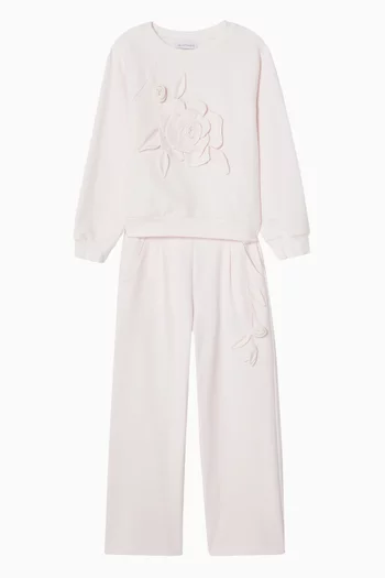 Rose Sweatshirt in Cotton-blend