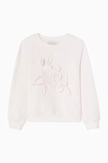 Rose Sweatshirt in Cotton-blend