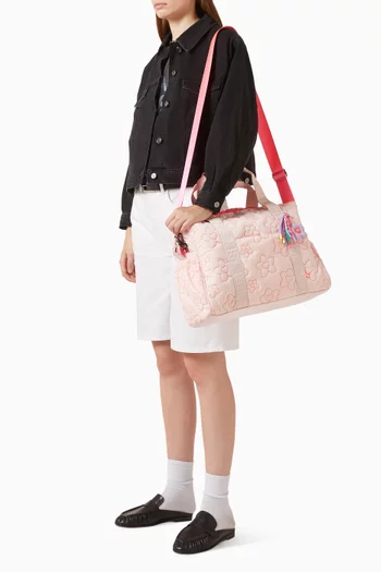 Quited Flower Changing Bag