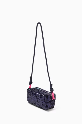 Sequin-embellished Pencil Case