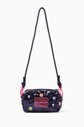 Sequin-embellished Pencil Case