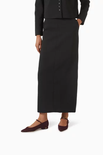 Lorenzo Ballet Flats in Suede & Mesh