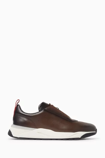 Chunky Sneakers in Leather