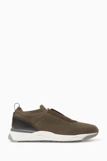 Stretch-knit Sneakers