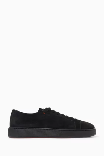 Lace-up Sneakers in Suede
