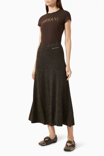 Knit Logo Skirt
