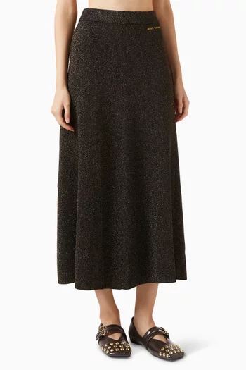 Knit Logo Skirt