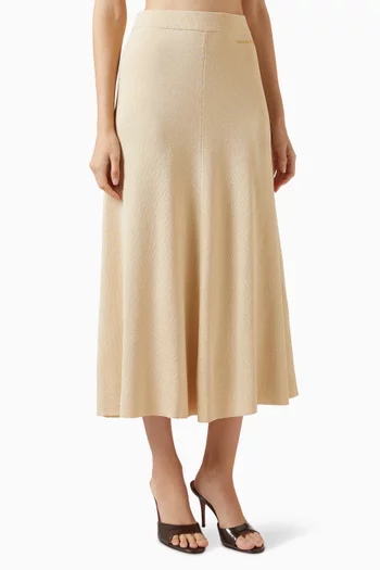 Knit Logo Skirt