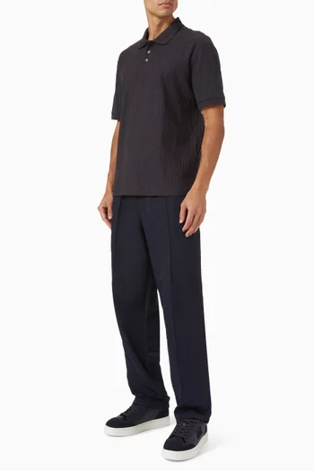Polo T-shirt in Mercerized Cotton-jersey
