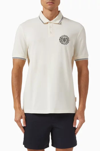 Logo Slim-fit Polo T-shirt Cotton-piqué