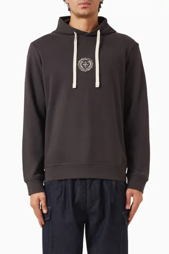 Logo Hoodie in Cotton French-terry