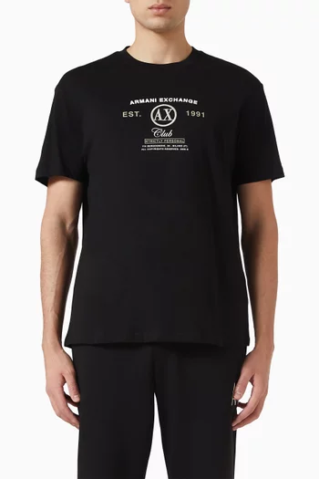 Logo-print T-shirt in Cotton-jersey