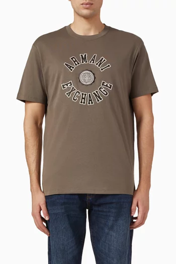 Circular Logo T-shirt in Cotton-jersey