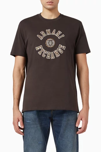 Circular Logo T-shirt in Cotton-jersey