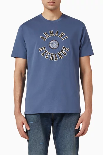 Circular Logo T-shirt in Cotton-jersey