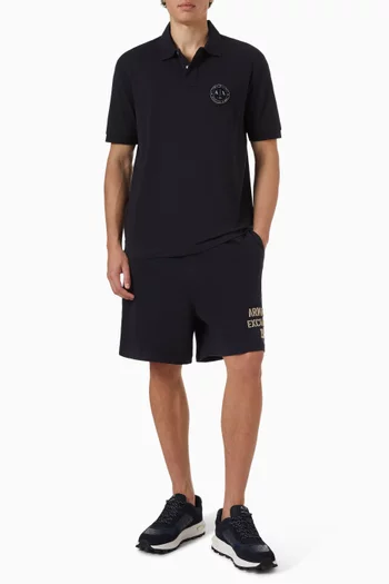 Logo Polo T-shirt in Cotton-piqué