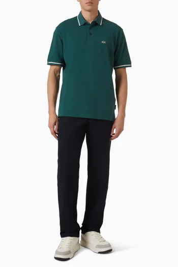 Logo Polo T-shirt in Cotton-piquê