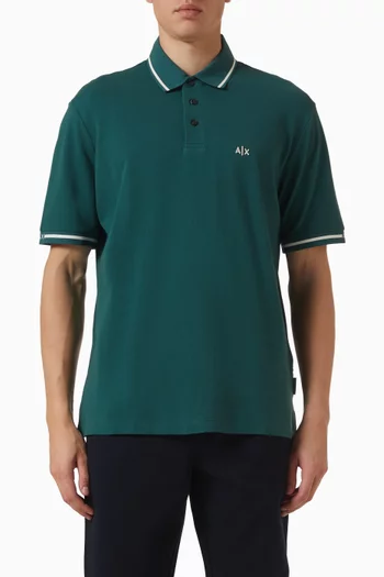 Logo Polo T-shirt in Cotton-piquê