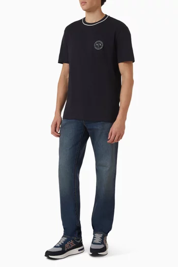 AX-print T-shirt in Cotton-jersey