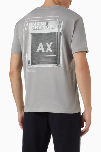 AX Logo-print T-shirt in Cotton