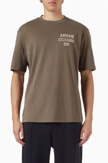 Logo-print T-shirt in Cotton-jersey