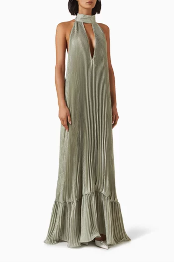 Libertie Pleated Gown