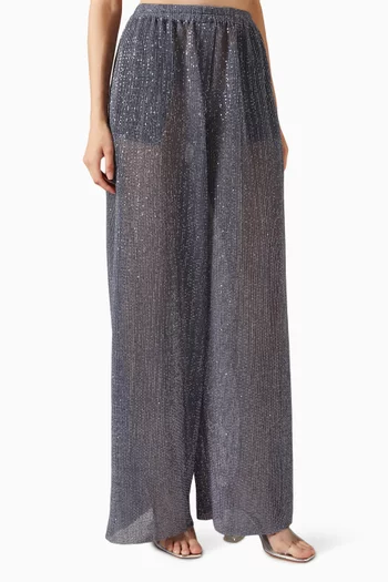 La Musique Sequine-embellished Pants