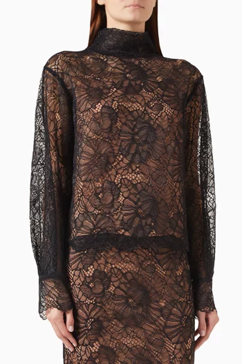 Sheer Blouse in Lace