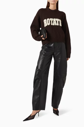 Knit Sweatshirt in Wool