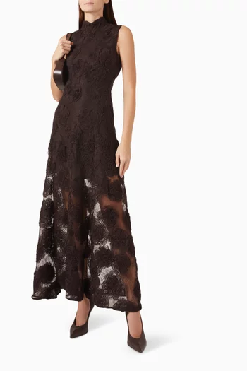 3D-floral Dress