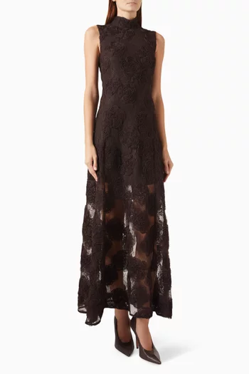 3D-floral Dress