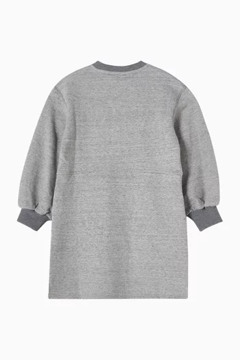 Logo Dress in French Terry