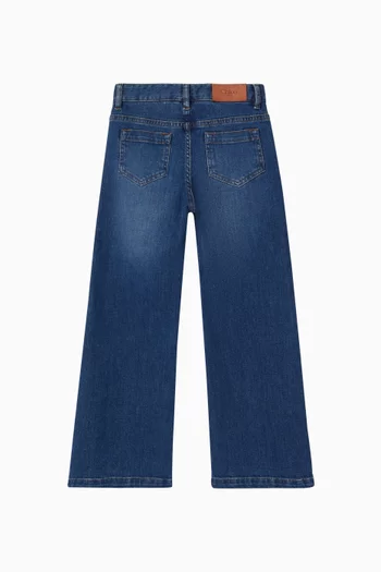 Wide-leg Jeans in Denim