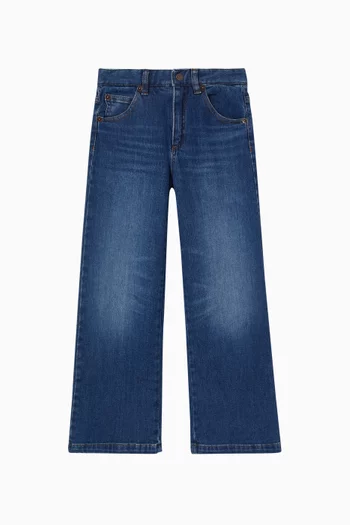 Wide-leg Jeans in Denim