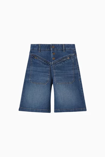 Bermuda Shorts in Denim