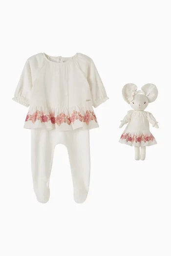 Printed Pyjama Gift Set in Cotton