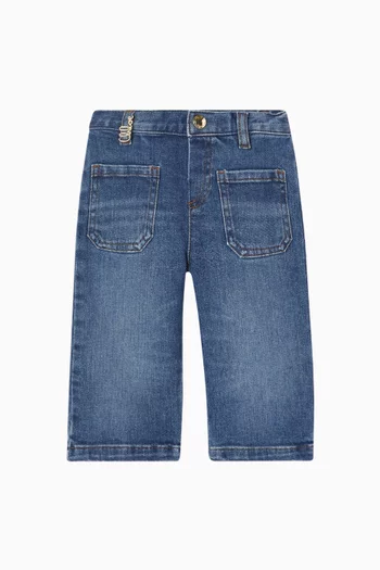 Straight-cut Jeans in Denim