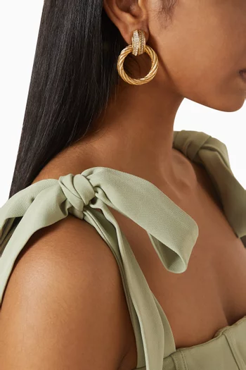 CD Circle Earrings